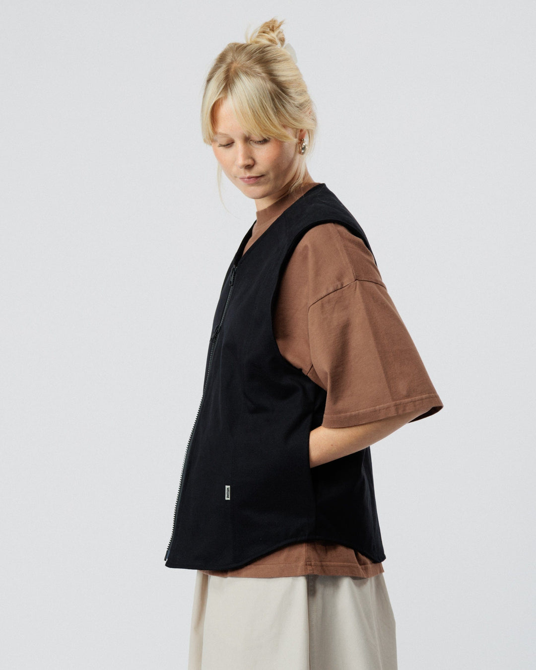 Moleskin Mill Vest - Black