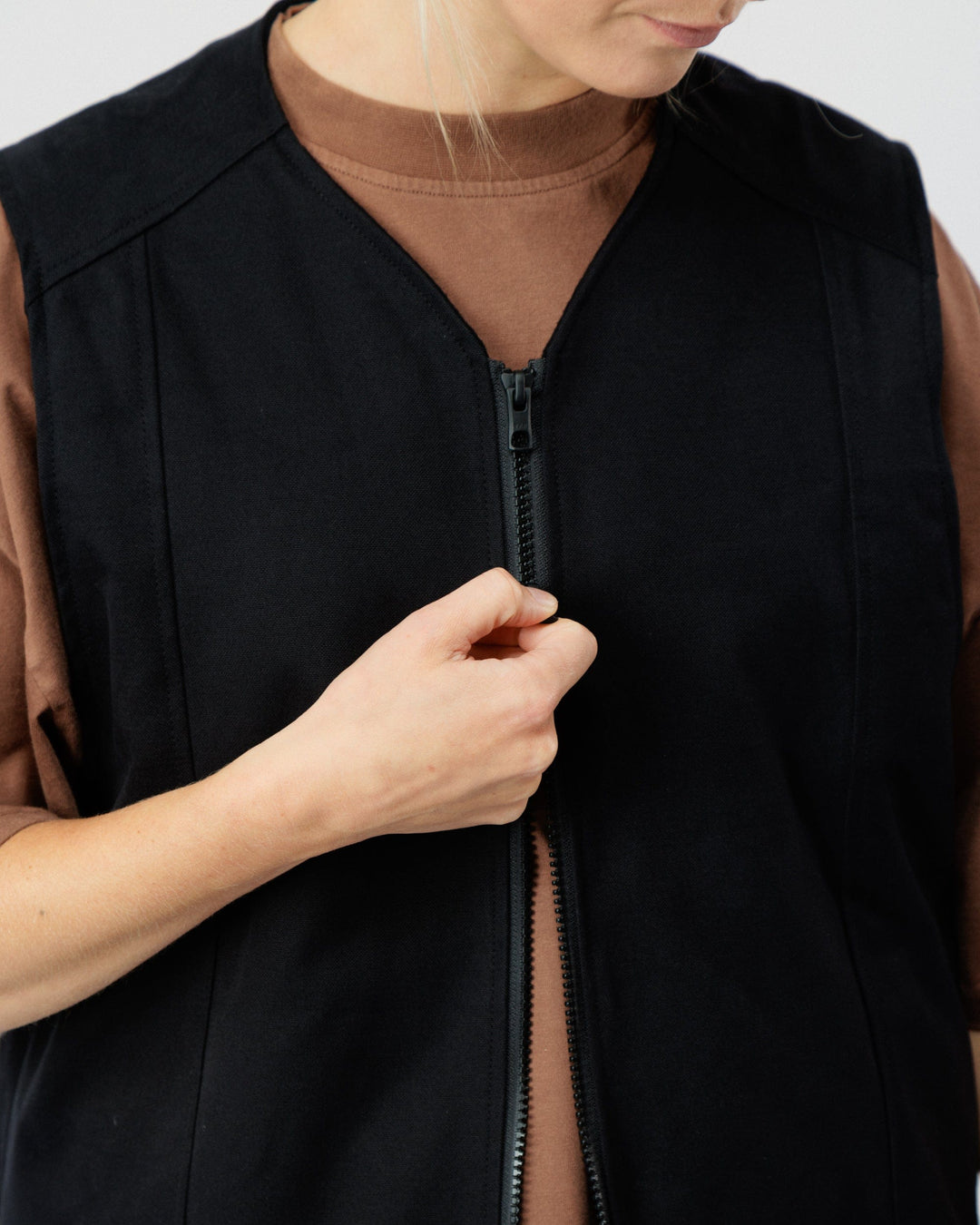 Moleskin Mill Vest - Black