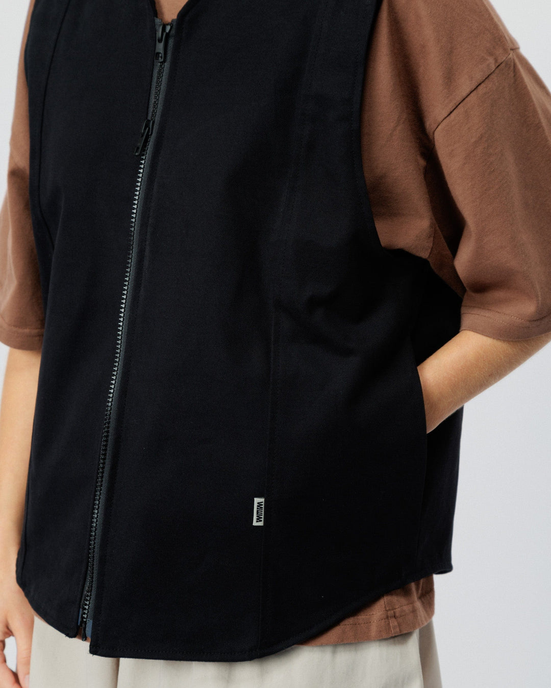 Moleskin Mill Vest - Black