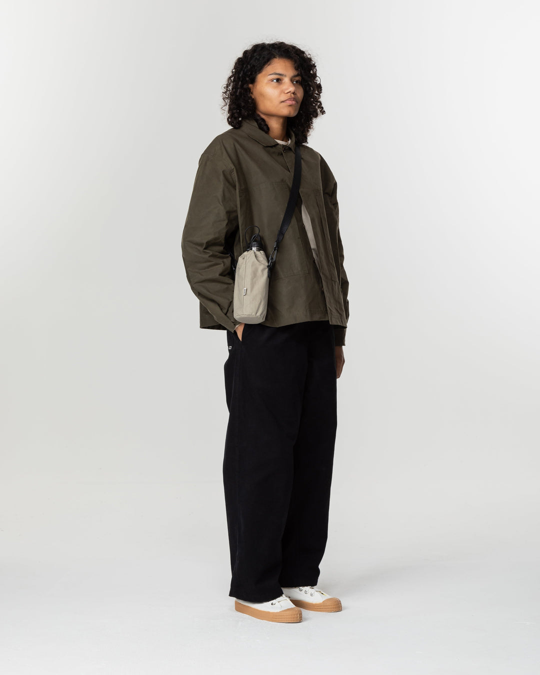 Nell Overshirt & Hood Set - Khaki Green