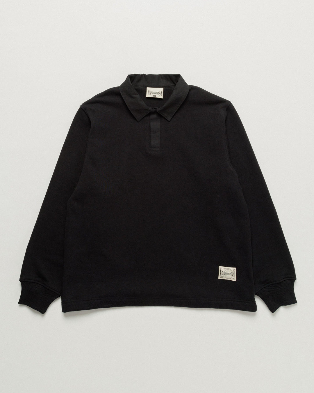 Ellis Rugby Sweatshirt - Black