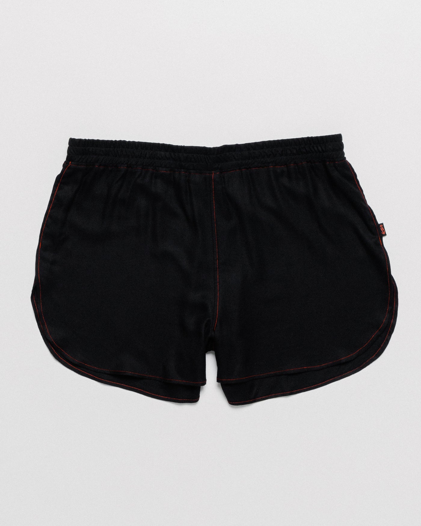 Outnback Running Short in black, front flat lay
