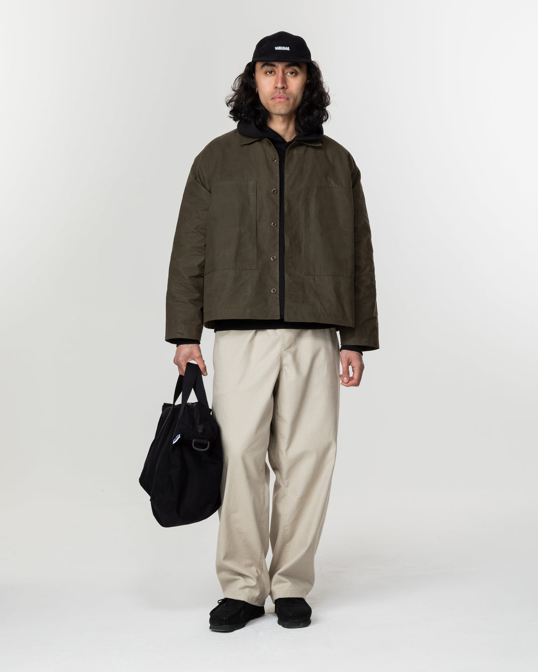 Nell Overshirt & Hood Set - Khaki Green